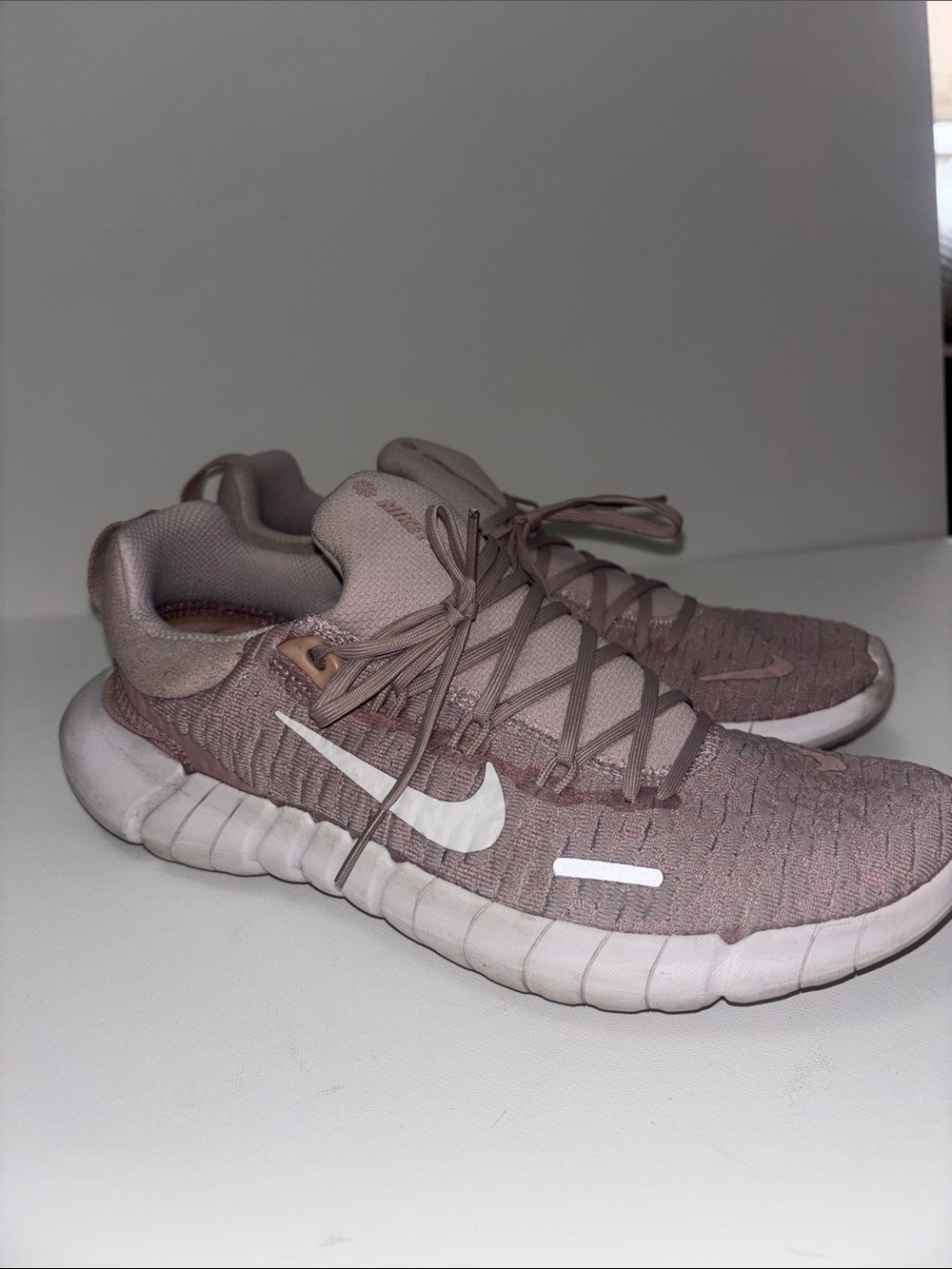 Nike Women’s Athletic Sneakers in Dusty Pink and White